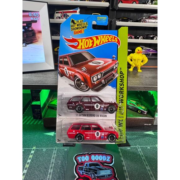 Hot Wheels Other - Hot wheels 2014 super Treasure Hunt & main smooth  71 Datsun bluebird 510 wagon